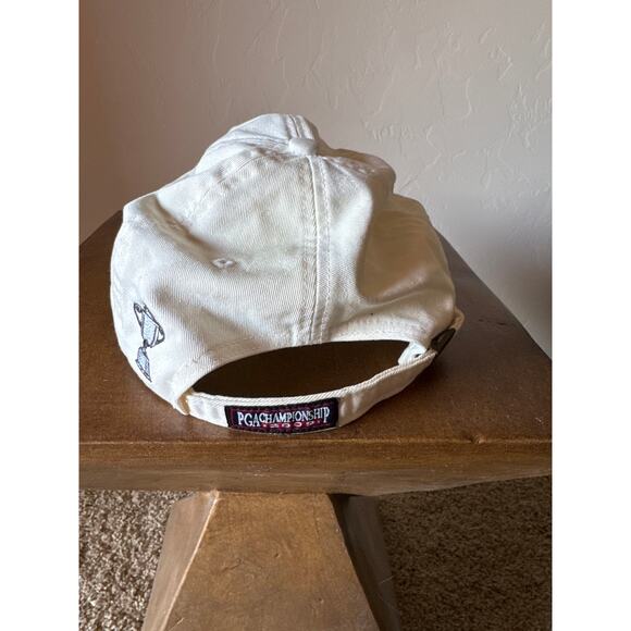 2009 91st PGA Championship Hazeltine White Embroidered Strapback Dad Hat - Picture 4 of 6